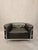 LC3 armchair in black leather, Le Corbusier, 1970s This piece has an attribution mark, I am sure that it is completely...