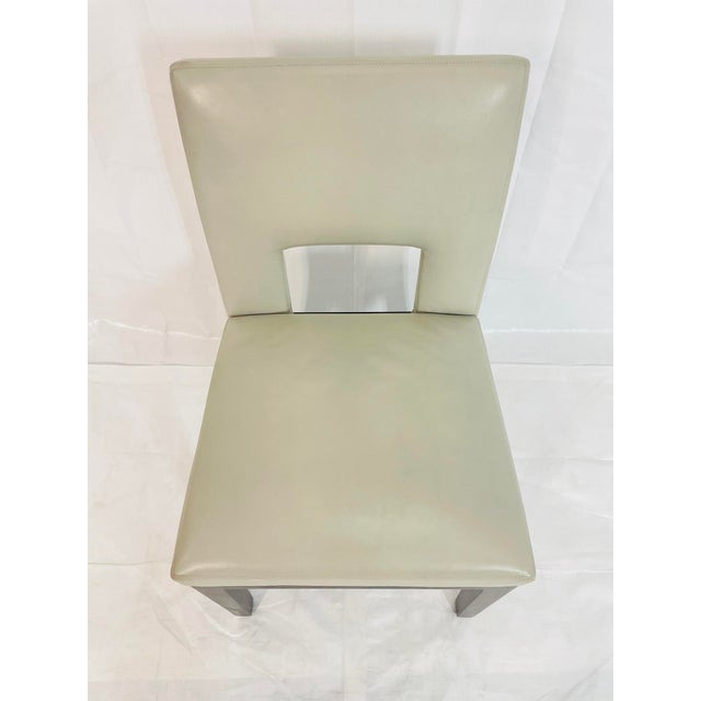 Set of 10 Christian Liaigre “Velin” Solid Oak Dining Chairs for Holly Hunt, Usa For Sale - Image 11 of 18