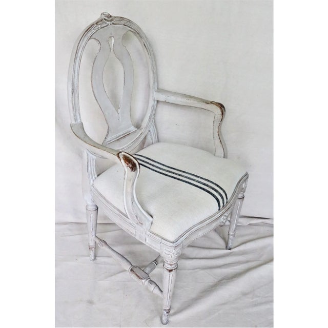 Mid 19th Century Swedish Gustavian Dining Chairs, Set of 6 For Sale - Image 11 of 13
