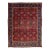 Vintage Tabriz Wool Rug in Red For Sale