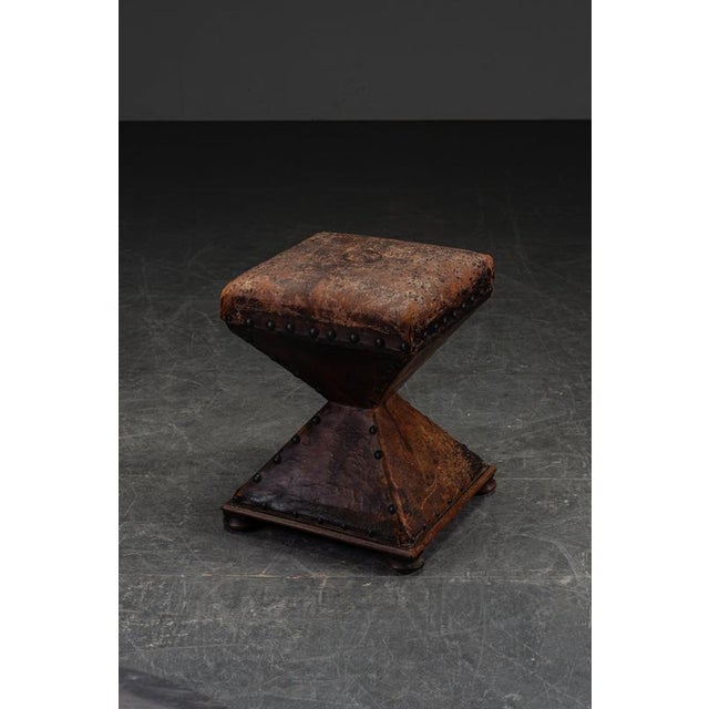 1910s Architectural Stool period: 1910s origin: United Kingdom dimensions (cm): h53 x w42 x d42 cm material: original...