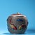 Traditional Vintage Silver and Enamel Lidded Jar With Koi Fish and Lotus Motif For Sale - Image 3 of 9