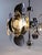 Space Age Chrome Chandelier in Crystal Glass Optic Lens by Oscar Torlasco, 1970s For Sale - Image 13 of 18