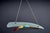 Sculptural Pendant Light with Sweeping Frosted Glass Shade, Italy, 1950s For Sale - Image 4 of 14