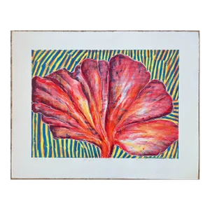 1991 Robert Freimark "Hawaiian Icon" Modern Botanical Lithograph