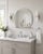 Marion Round Mirror with Shelf For Sale In Chicago - Image 6 of 8