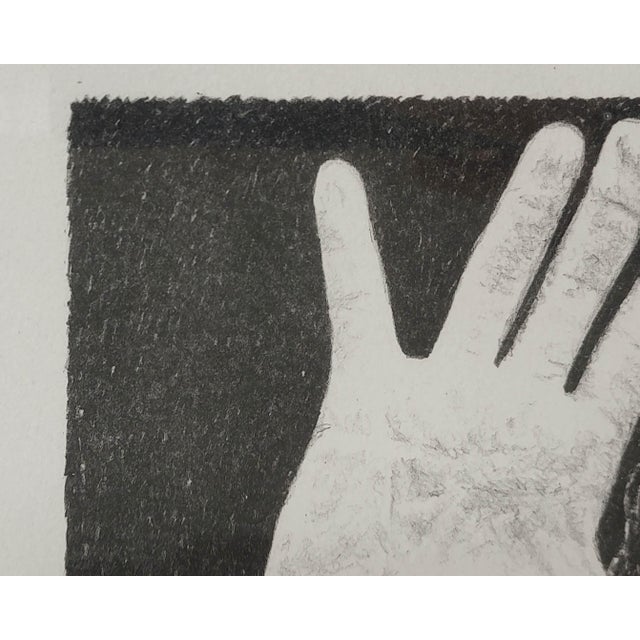 Kent Twitchell 1984 Woman Signed Framed Print For Sale - Image 11 of 12