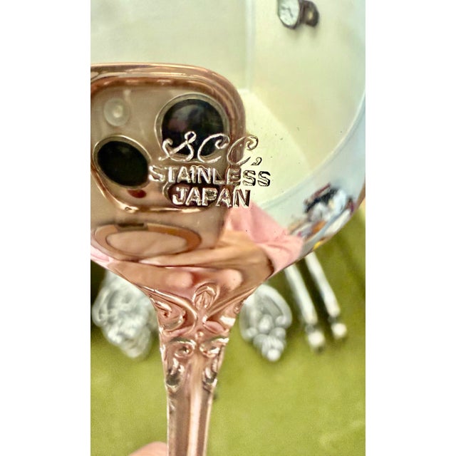 Mid 20th Century Mid 20th Century SCC Japan Stainless Steel 18/8 Gauge Cutlery - Set of Fifty Pieces For Sale - Image 5 of 12