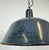 Metal Industrial Dark Blue Enamel Pendant Lamp from Emax, 1960s For Sale - Image 7 of 18
