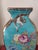 Ceramic Chinese Ceramic Vase Qing Dynasty Qianlong Marked Blue Ground Famille Rose Porcelain Square Vase Hand Painted Flowers and Birds Pattern For Sale - Image 7 of 11