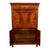 Antique Austrian Flame Mahogany Biedermeier Secretary Desk Cabinet Chest 1860 For Sale - Image 14 of 18