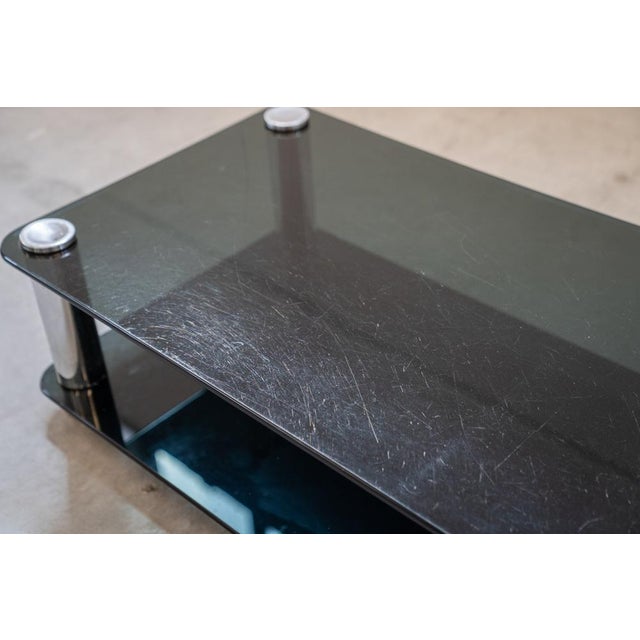 Black Coffee Table attributed to Marco Zanuso for Zanotta, 1970s-1980s For Sale - Image 8 of 14