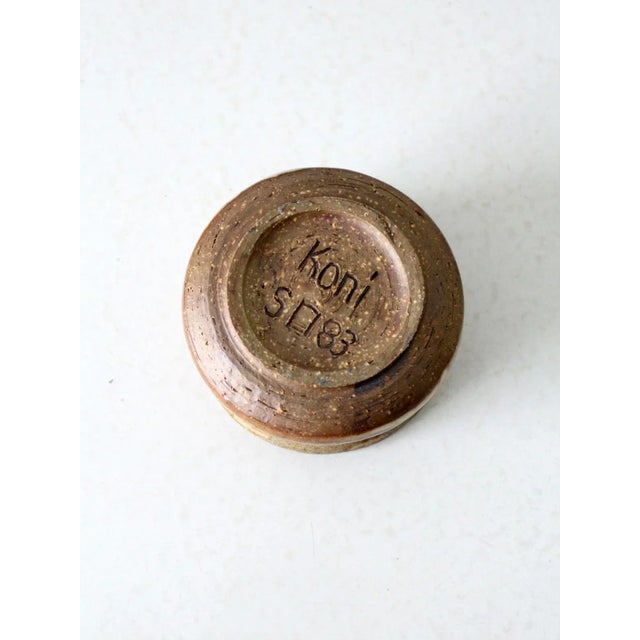 Vintage Studio Pottery Vase For Sale - Image 6 of 7