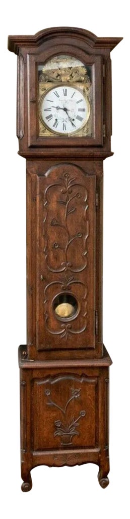 19th Century French Long Case Clock by Francois Desire' Odobez A