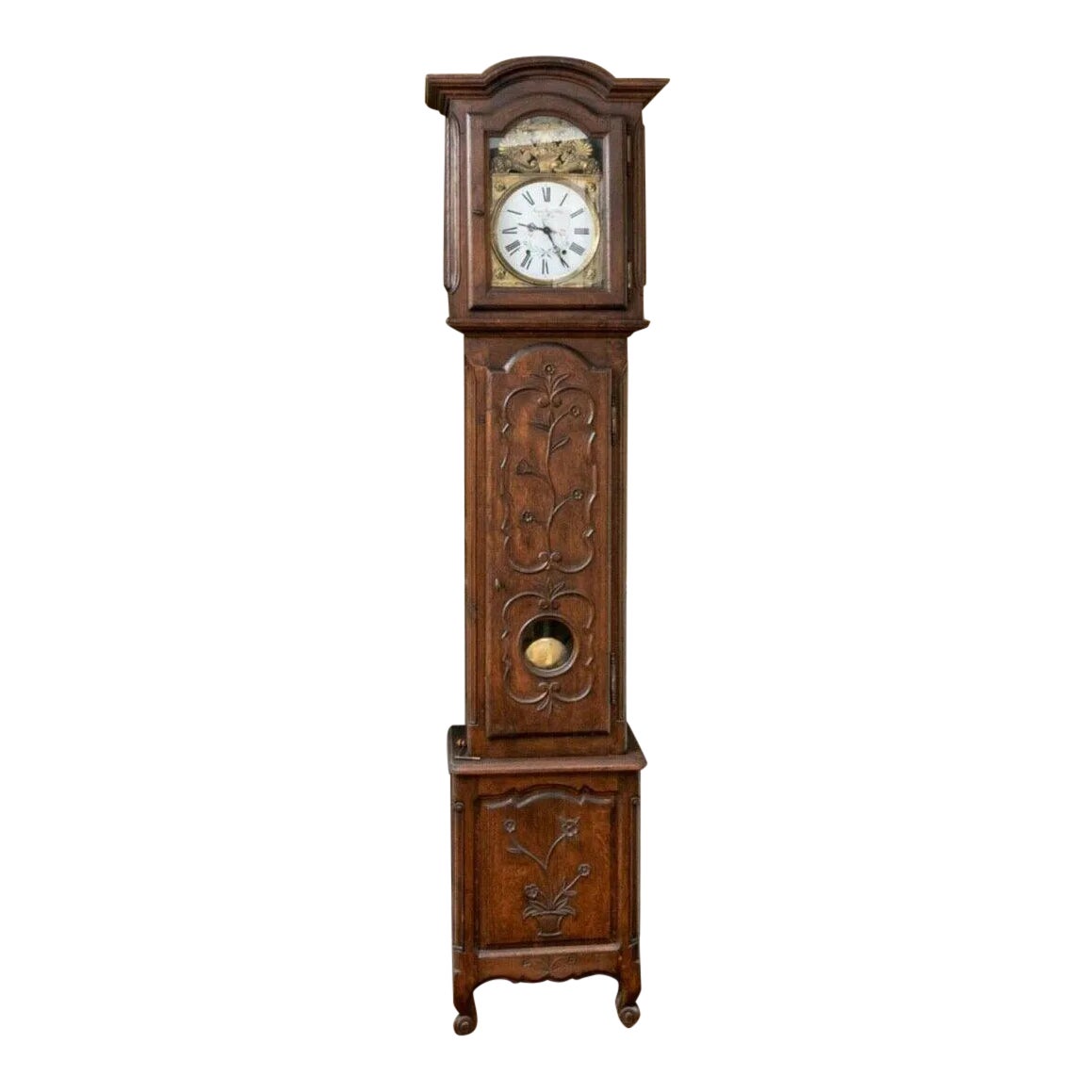 19th Century French Long Case Clock by Francois Desire' Odobez A