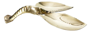 Brass Lobster-Shaped Ashtray, 1970s