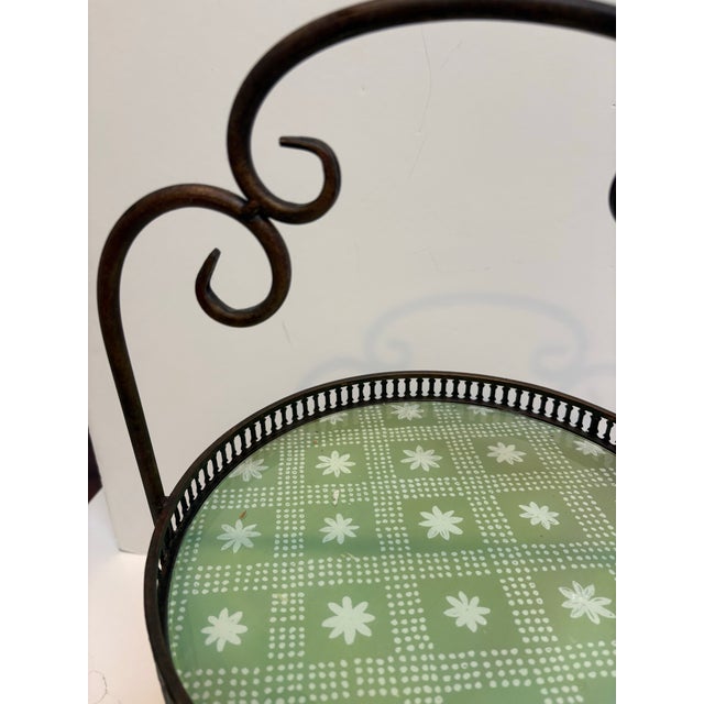 Traditional Vintage Tracy Porter "Fantine" 2 Tiered Server For Sale - Image 3 of 10