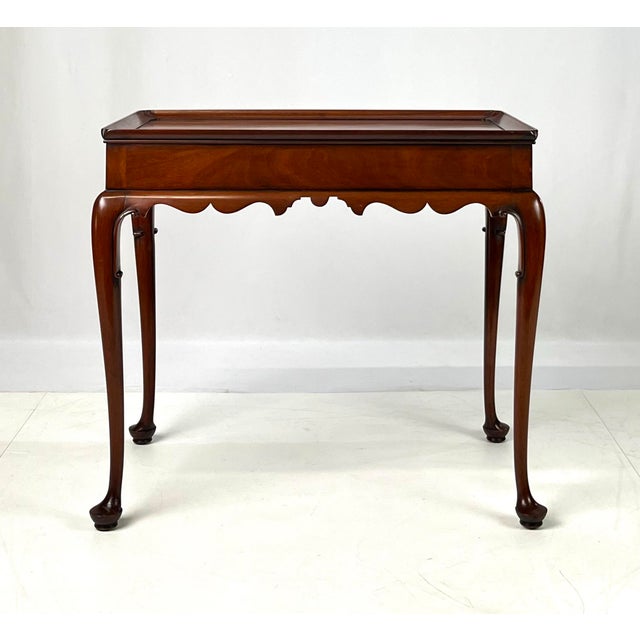 Mid 20th Century Kittinger Colonial Williamsburg Tea Table - Early Mark For Sale - Image 6 of 12