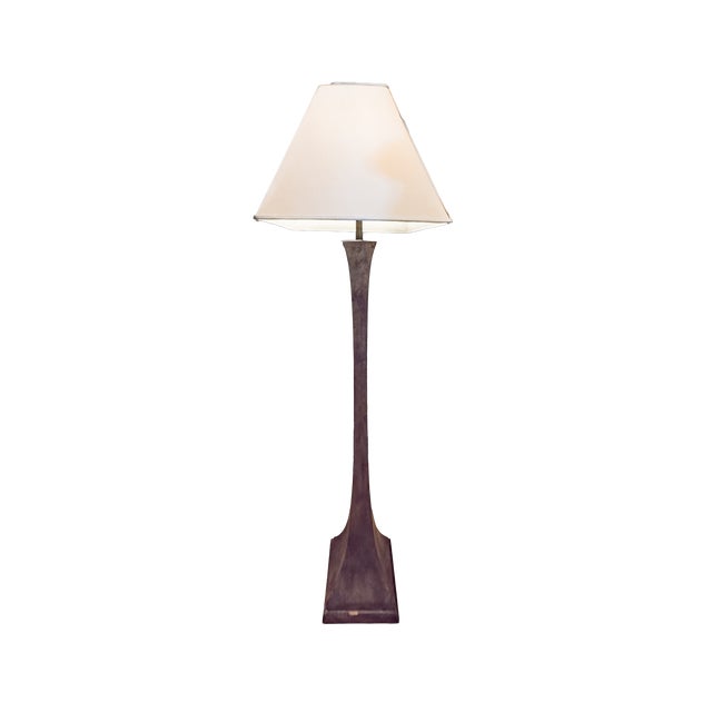 1960s Verdigris Bronze Floor Lamp For Sale - Image 12 of 14