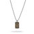 Contemporary Powerful Lion Medallion Sterling Silver & Gold Chain Necklace For Sale - Image 3 of 8