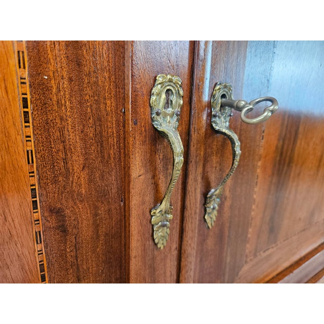 Art Nouveau Sideboard with Brass Decorations, 1920s For Sale - Image 13 of 18