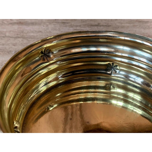 Pair of Wiener Werkstatte Brass Bowls by Dagobert Peche For Sale - Image 10 of 13
