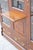 Antique Eastlake Victorian Walnut Wavy Glass Triple Bookcase Display Cabinet For Sale In Philadelphia - Image 6 of 13
