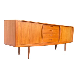 1960s Danish Modern Bramin Teak Sideboard Made in Denmark For Sale