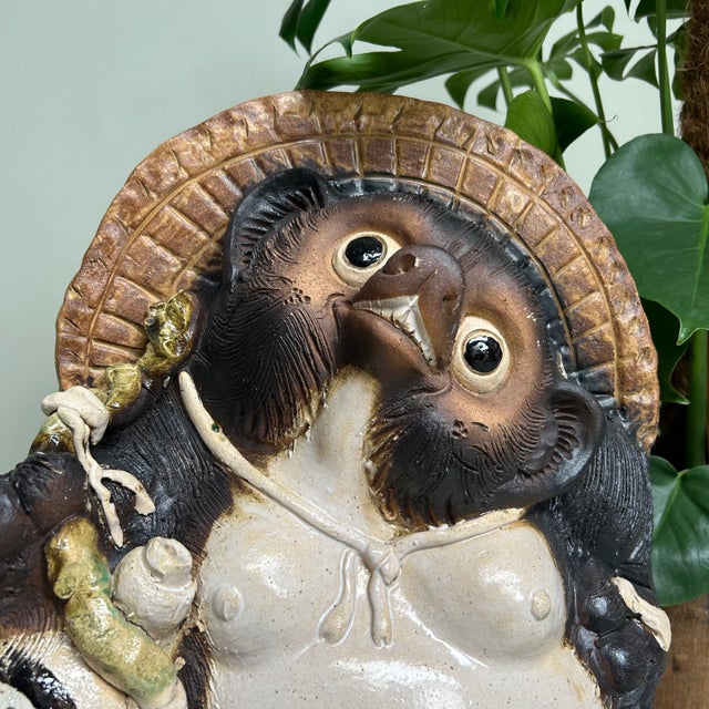 Mid-Century Japanese Tanuki Shigaraki Pottery, 1960s For Sale - Image 4 of 16
