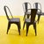 Industrial Style Metal Chairs, Set of 4 For Sale - Image 10 of 12