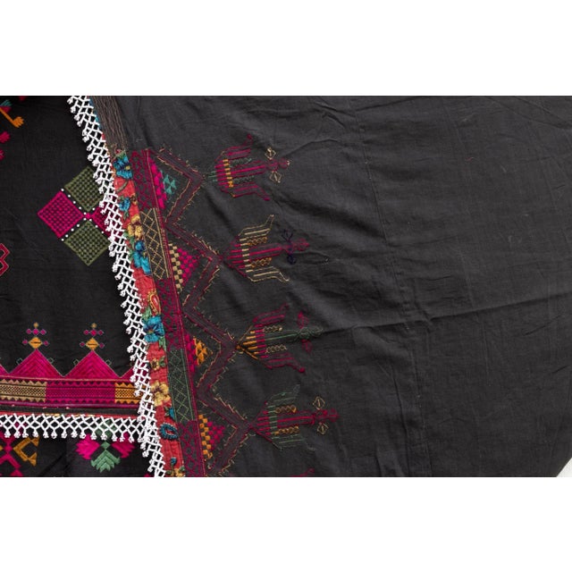 Rare Antique Kohistani Wedding Shawl For Sale - Image 10 of 12