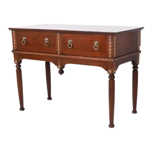 Antique British Colonial Bermuda Inlaid Server