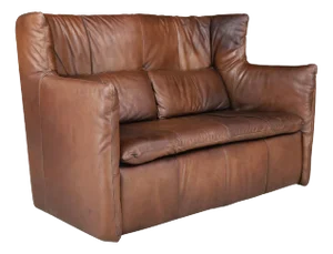 Leather Sofa attributed to Gerard van den Berg for Montis, Netherlands, 1970s