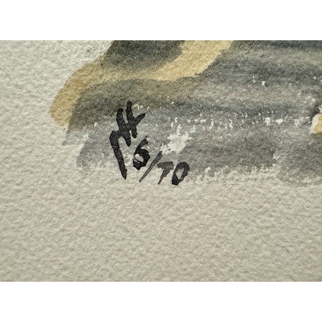 1970s Henry Emil Salloch Original Watercolor on Paper Porta Macchiaia, Barga, Italy. 1970. For Sale - Image 5 of 7