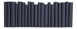 Decorative Books - Navy Paper Wrapped Books - Blue Books By The Foot