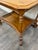 Wood Antique Victorian Eastlake Solid Oak Hall Table Console Table Library Table For Sale - Image 7 of 17