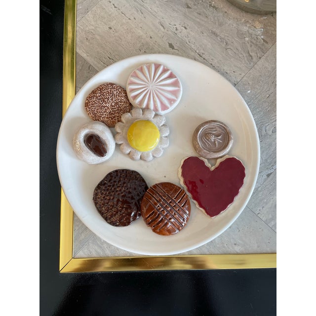 Chippendale Vintage Ceramic Cookie Plate For Sale - Image 3 of 4