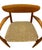 Wood Vintage Mid-Century Modern Sculptural Armchair With Upholstered Seat For Sale - Image 7 of 9