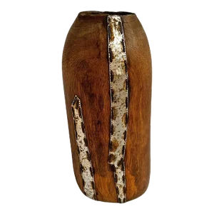Vintage Wood Tutsi Pot