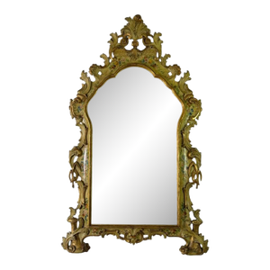 19th C. Venetian Painted Mirror