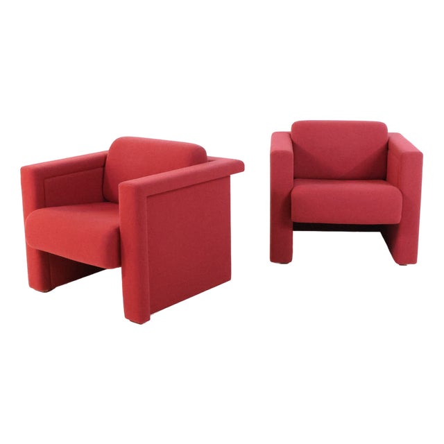 Set of Armchairs by Trix & Robert Haussmann for Knoll, 1980s For Sale