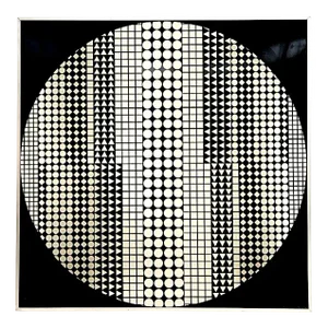 Victor Vasarely, 95 No. 73/300, 1972, Screen Print, Framed