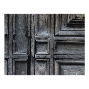 Late 20th Century Door Detail Old Building Photograph