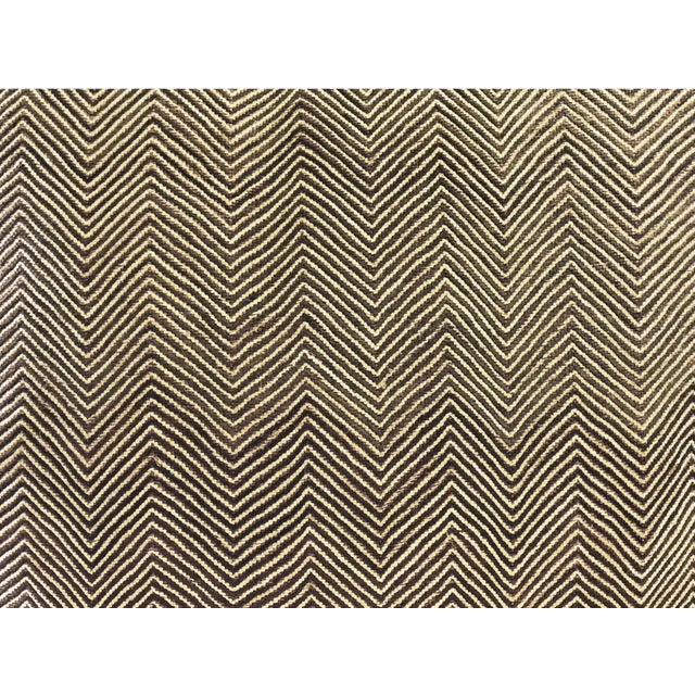 This vintage Kuba Kasai Velvet Boutallah raffia textile pillow from Zaire, Africa features an intricate geometric pattern...