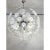 Chromed Sputnik Chandelier with Venied-White Alabastro Murano Glass Discs by Simoeng For Sale - Image 4 of 8