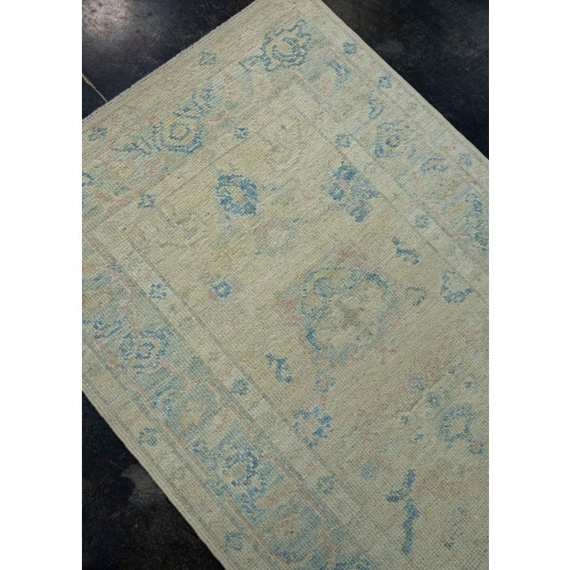 Early 21st Century Turkish Oushak Runner Rug 3' x 14'6" #17920 For Sale - Image 5 of 8