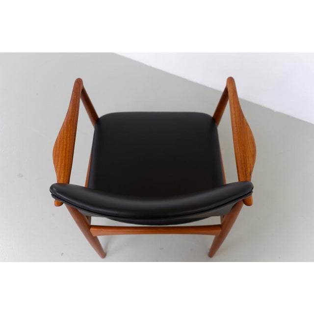 Danish Teak Captains Chair by Erik Buch for Ørum, 1960s For Sale - Image 14 of 18