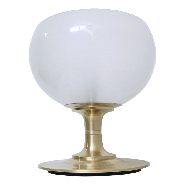 Large Vintage Bowl Lamp, 1970s For Sale