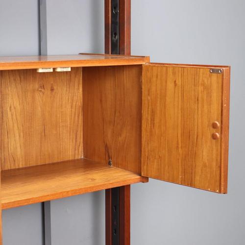 Mid-Century Floor-to-Ceiling Bookcase, 1960s For Sale - Image 5 of 14