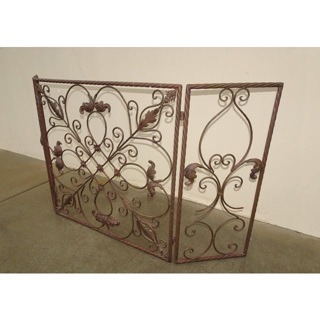 Gorgeous Fireplace Screen in Great Vintage Condition. Solid and Firm. Wear is usual for its age. Please study the photos...